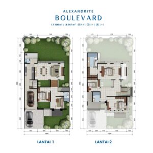 Denah Alexandrite Boulevard