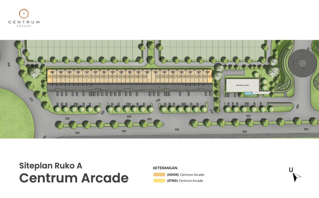 Siteplan Arcade CLTC - CitraLand Tallasa City | Grand - Green - Beautiful citraland tallasa city | grand green beautiful