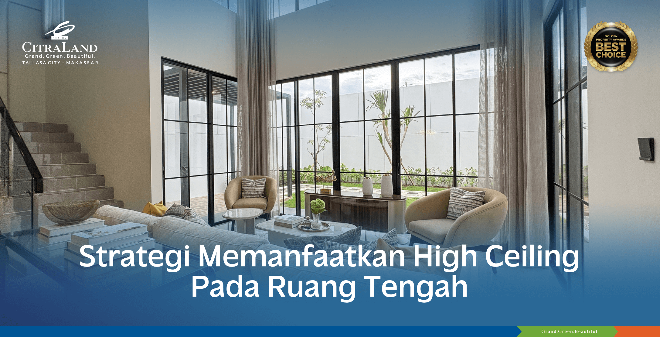 STRATEGI MEMANFAATKAN HIGH CEILING PADA RUANG TENGAH 1 - CitraLand Tallasa City | Grand - Green - Beautiful high ceiling pada ruang tengah   citraland tallasa city makassar   citraland tallasa city | grand   green   beautiful