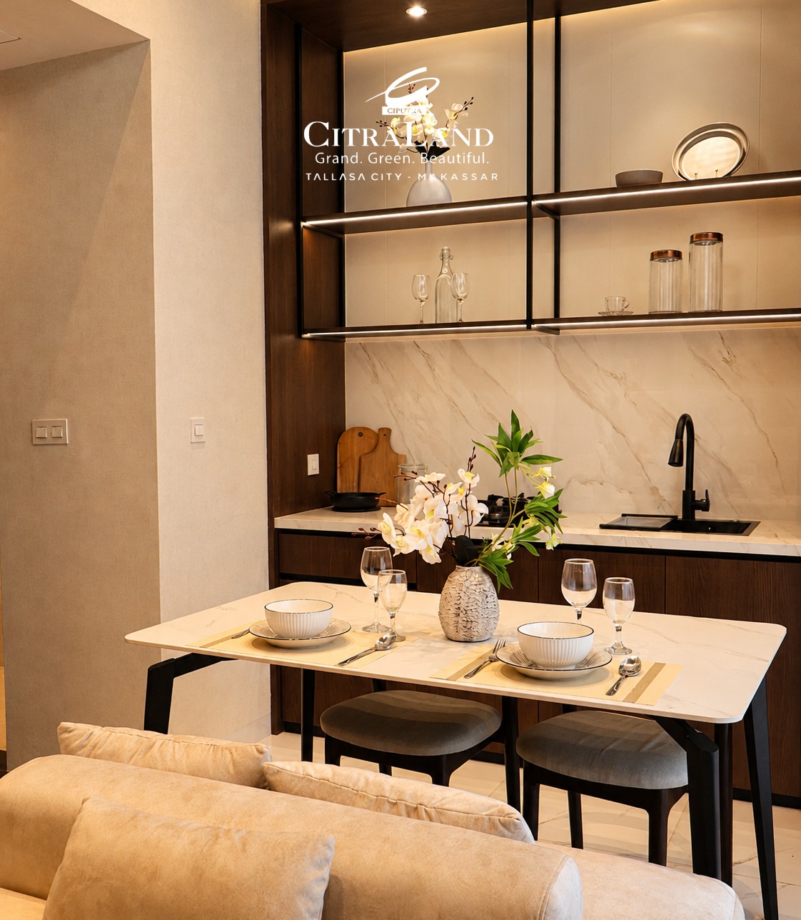 Open Space Living Room Tipe Galena